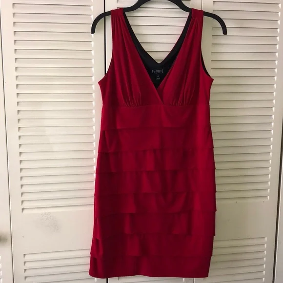 Enfocus Studio Red Dress - Picture 1 of 5